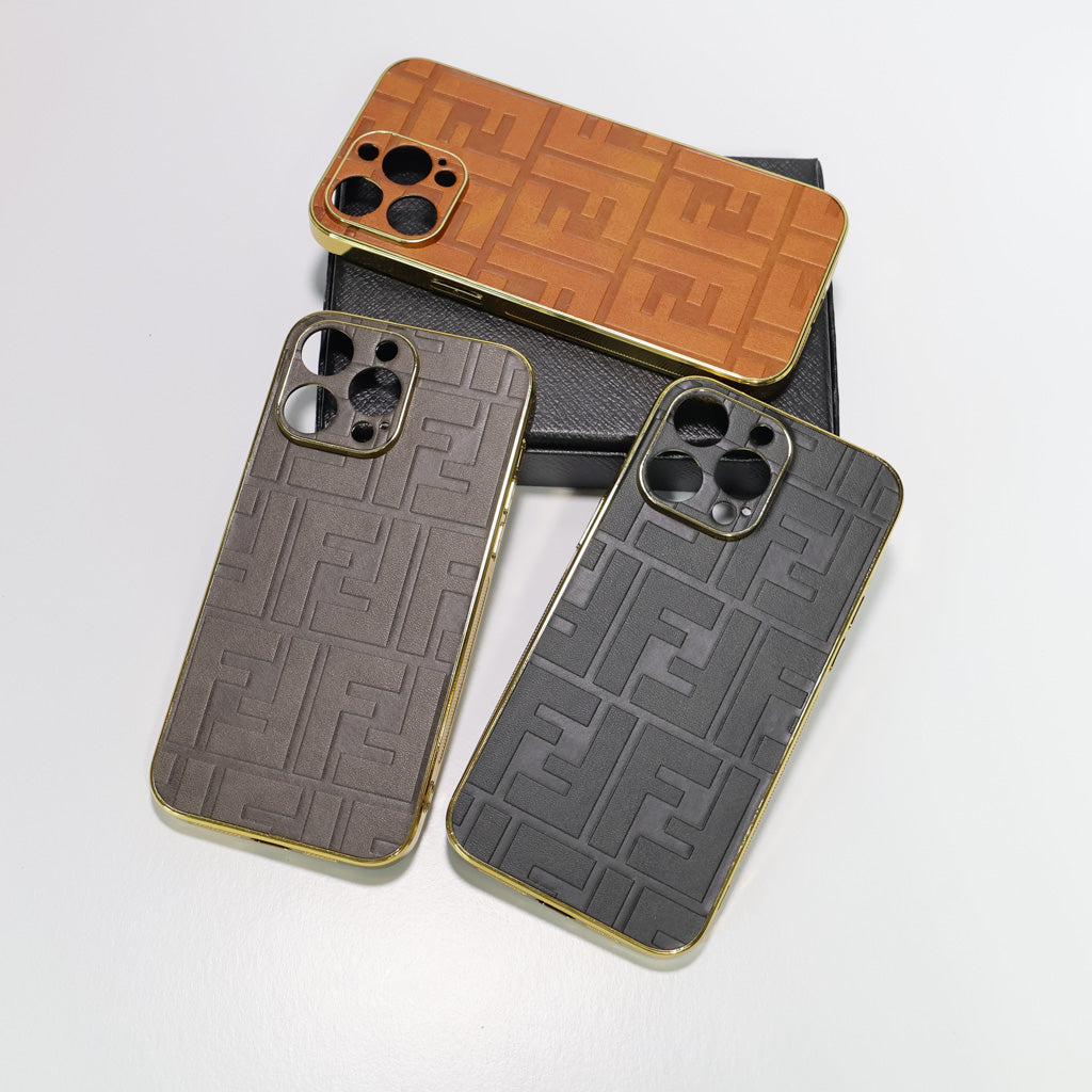 Fendi Electroplated iPhone Case