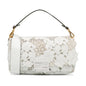 Fendi Embroidered Lace Baguette Satchel (SHG-iD9Gxu)