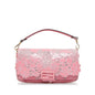 Fendi Embroidered Lace Baguette (SHG-PcQc93)