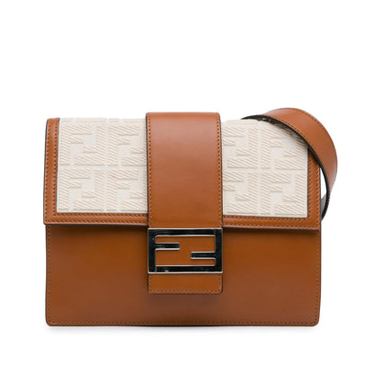 Fendi Baguette Red Shoulder Bag