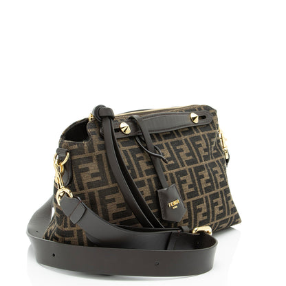 Fendi Zucchino Suede Large Flat Pouch