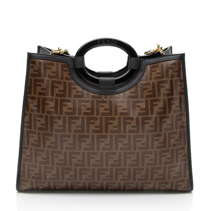 Fendi FF Coated Canvas 1974 Runaway Shopper Tote