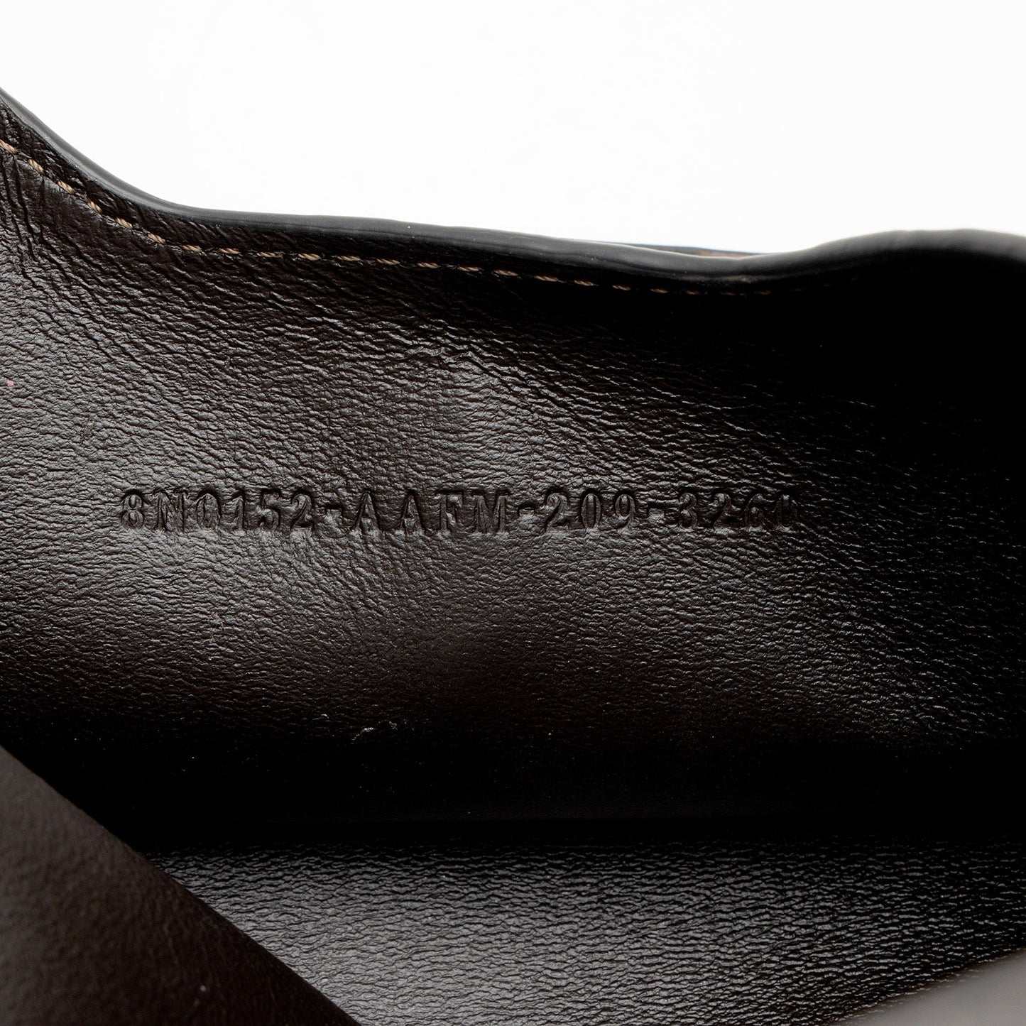 Fendi FF Embossed Calfskin 1974 Envelope Pouch (SHF-qYNeEa)