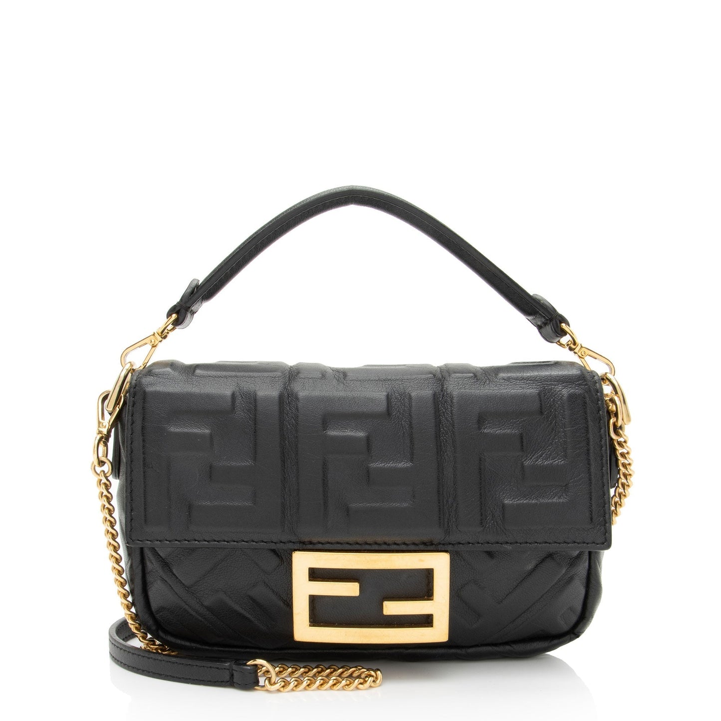 Fendi Baguette Zucchino Red Shoulder Bag Style 18