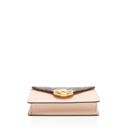 Fendi FF Embossed Calfskin Mini Camera Bag
