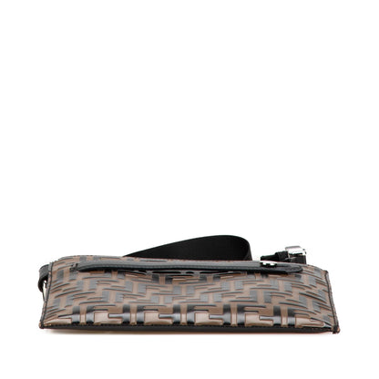 Fendi FF Embossed Leather 1974 Crossbody