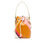 Fendi Mon Tresor Leather Red Handbag Red