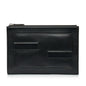 Fendi FF Leather Zip Clutch (SHG-Pnk2mm)