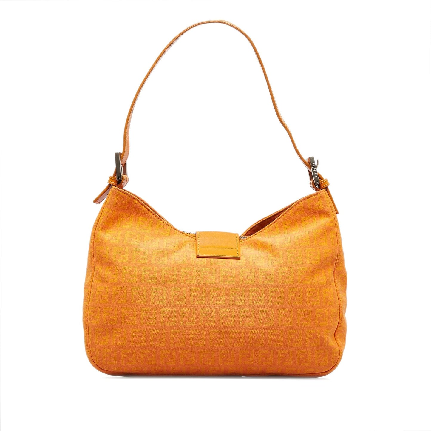 Fendi FF Lock Zucchino Shoulder Bag (SHG-TGp0Gh)