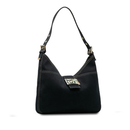 Fendi FF Marble Logo Shoulder Bag (SHG-tLjBT6)