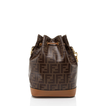 Fendi FF Spalmati Mon Tresor Grande Shoulder Bag