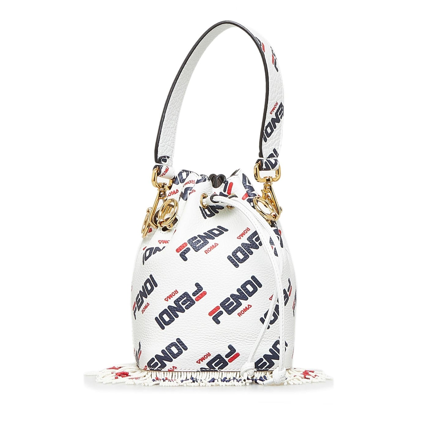 Fendi Fendi X Fila Mania Mini Mon Tresor Bucket Bag Shg-H1Pubx