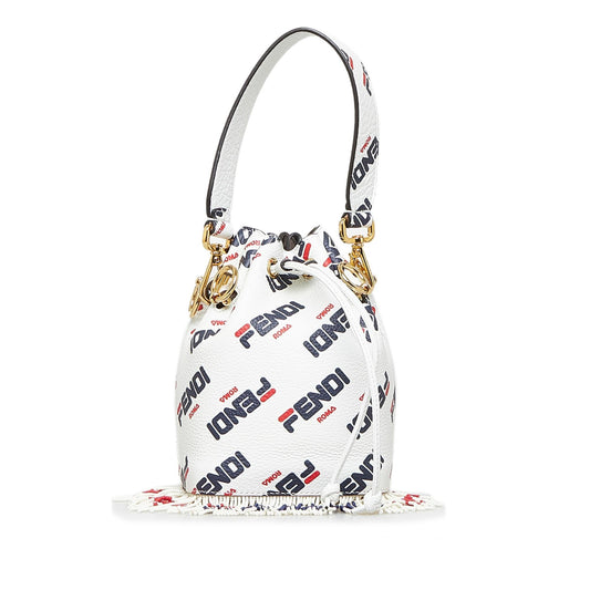 Fendi Fendi X Fila Mania Mini Mon Tresor Bucket Bag Shg-H1Pubx