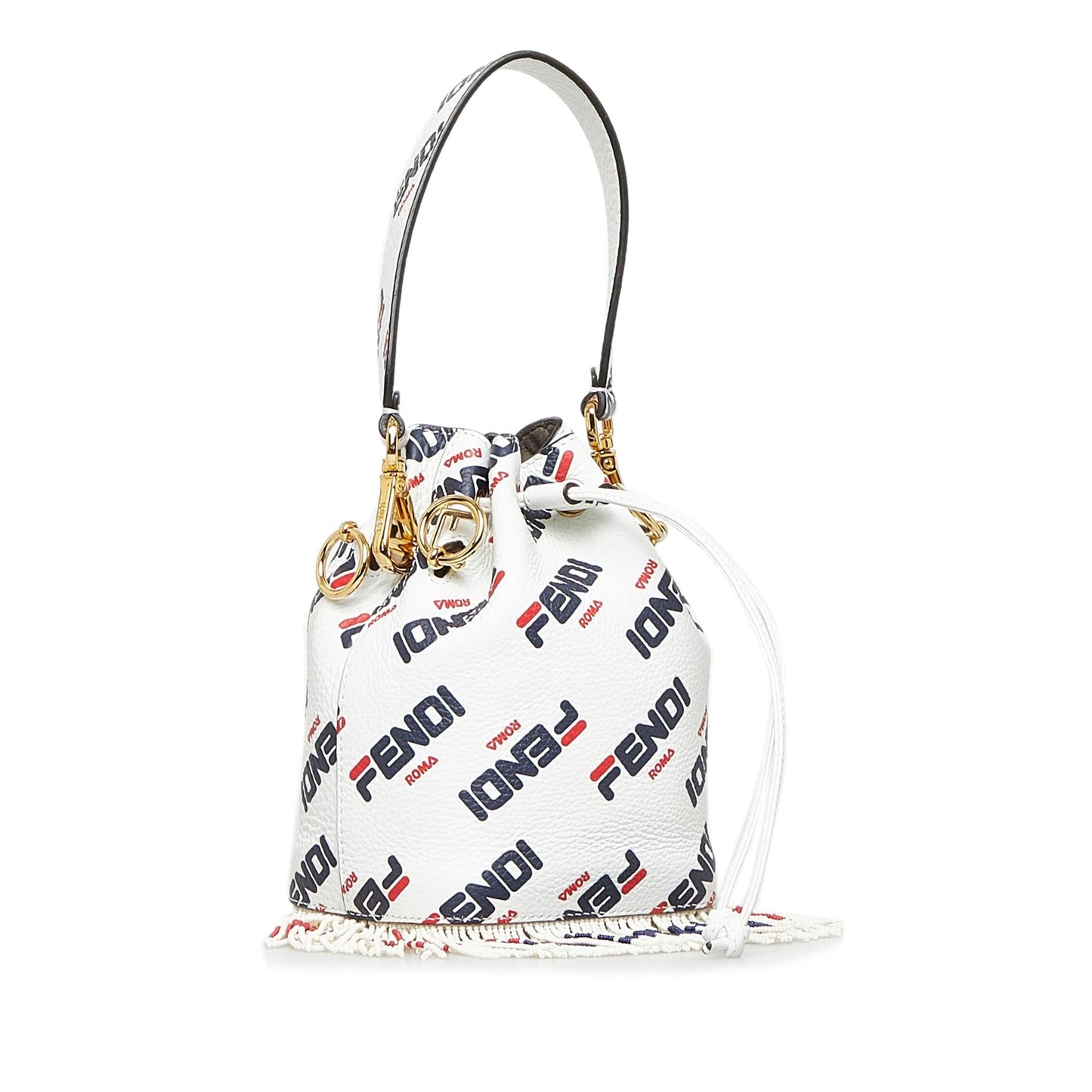 Fendi Fendi X Fila Mania Mini Mon Tresor Bucket Bag Shg-H1Pubx