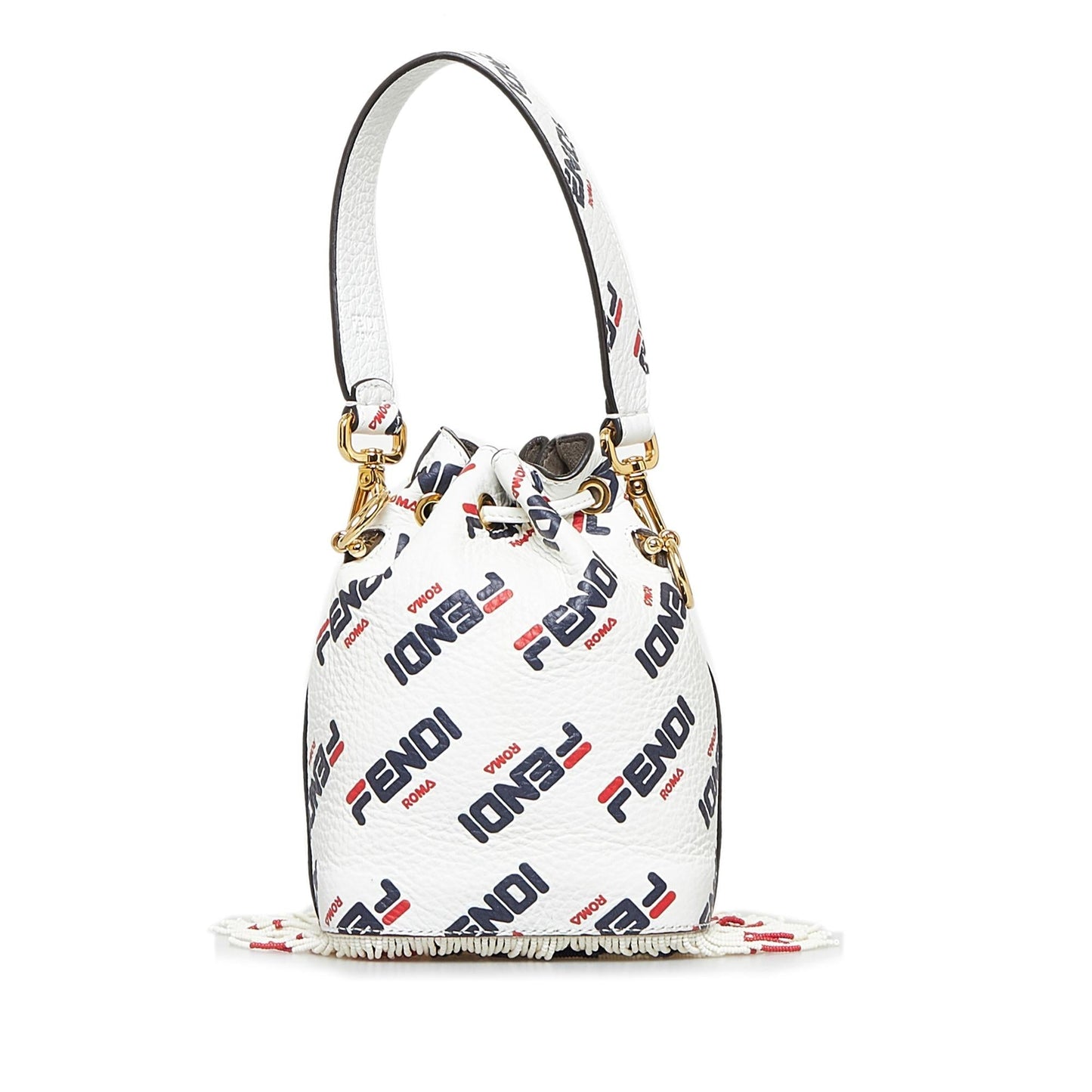 Fendi Mon Tresor Leather Red Handbag