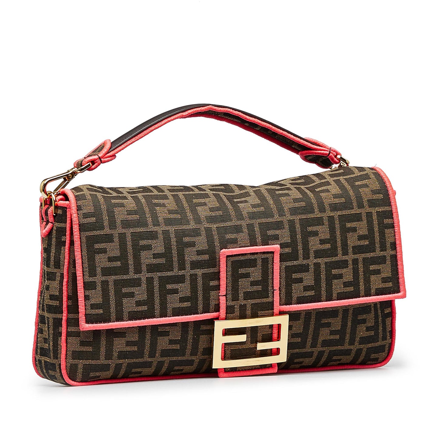Fendi Luxury Zucca Red Handbag