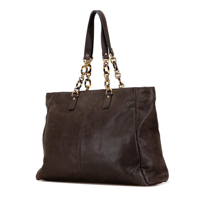 Fendi Tote Zucchino Red Tote Bag Style 50