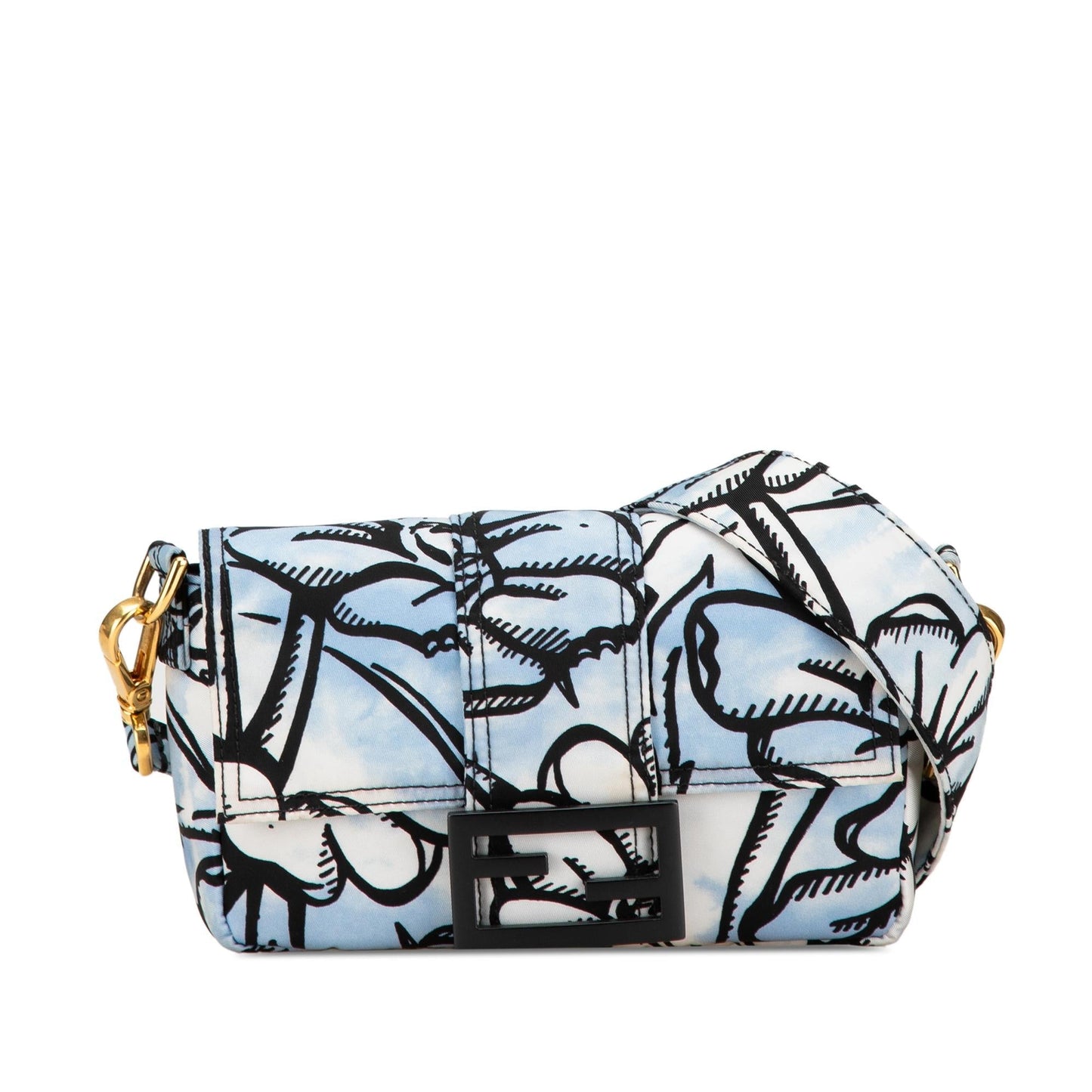 Fendi Baguette Zucca Red Crossbody