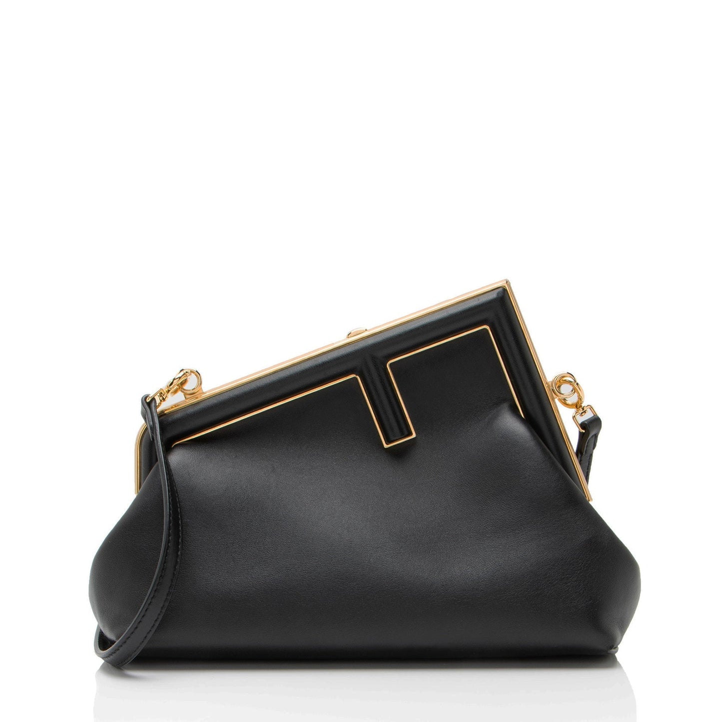 Fendi Fendi First Lambskin Red Shoulder Bag