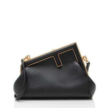 Fendi Fendi First Lambskin Red Shoulder Bag