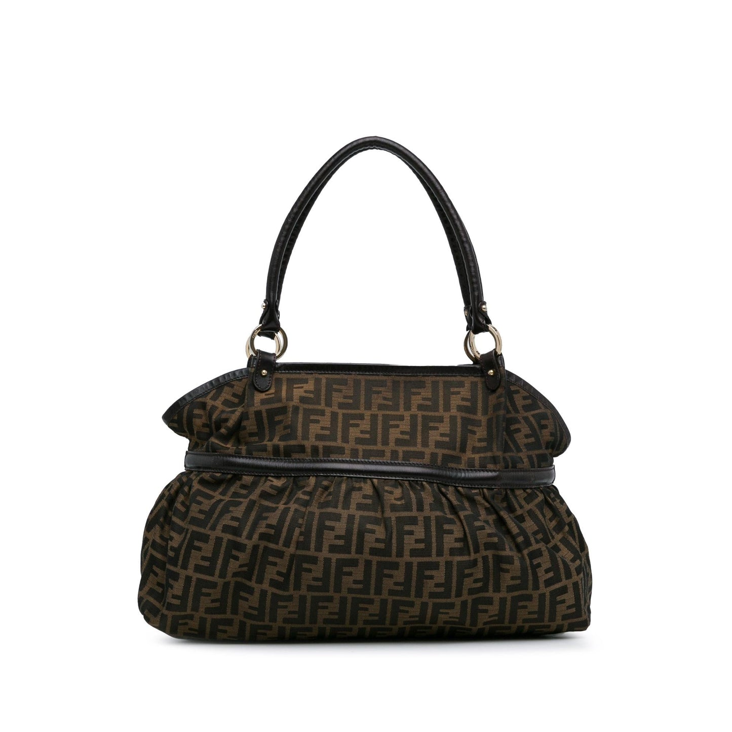Fendi Large Zucca Canvas Chef Shoulder Bag (SHG-fxpyVR)