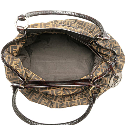 Fendi Luxury Canvas Red Shoulder Bag Style 35