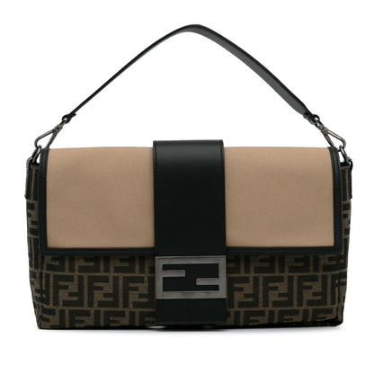 Fendi Large Zucca Canvas Convertible Belt Baguette