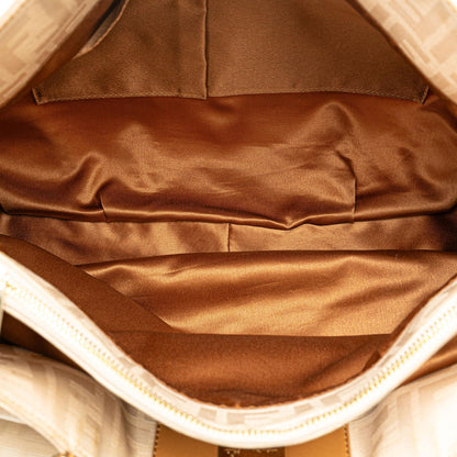 Fendi Large Zucca Canvas Mia Tote