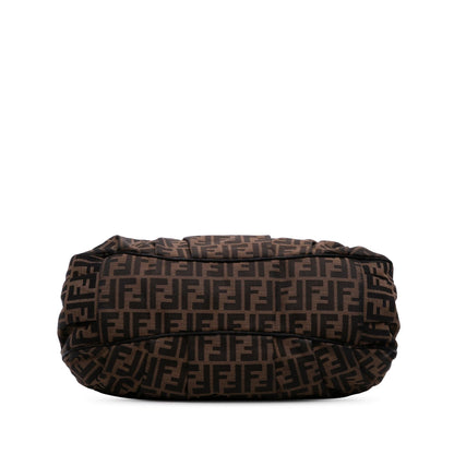 Fendi Joshua Vides California Sky Medium Embossed Leather Baguette Satchel