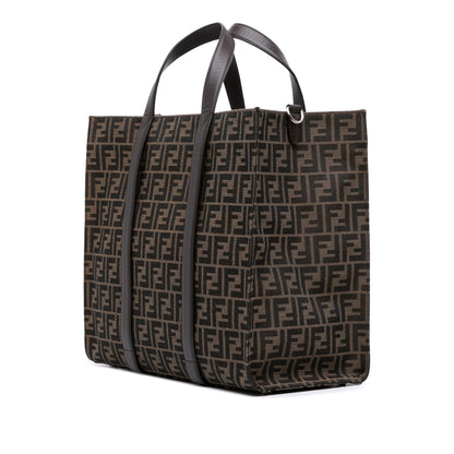 Fendi Large Zucca Canvas Shopper Tote