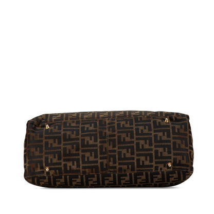 Fendi Large Zucca Canvas Twins Tote (SHG-ELkjPf)
