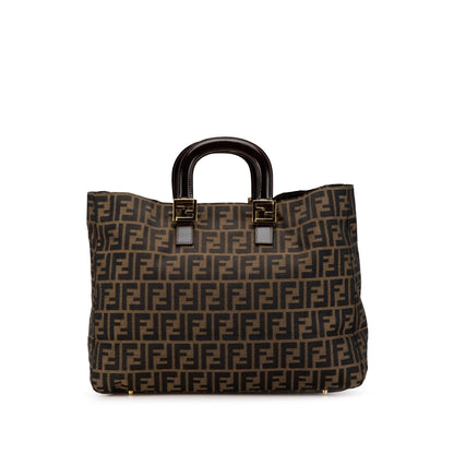 Fendi Large Zucca Canvas Twins Tote