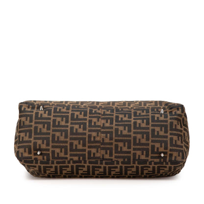 Fendi Medium Coated Canvas Laser Cut Star Roll Tote