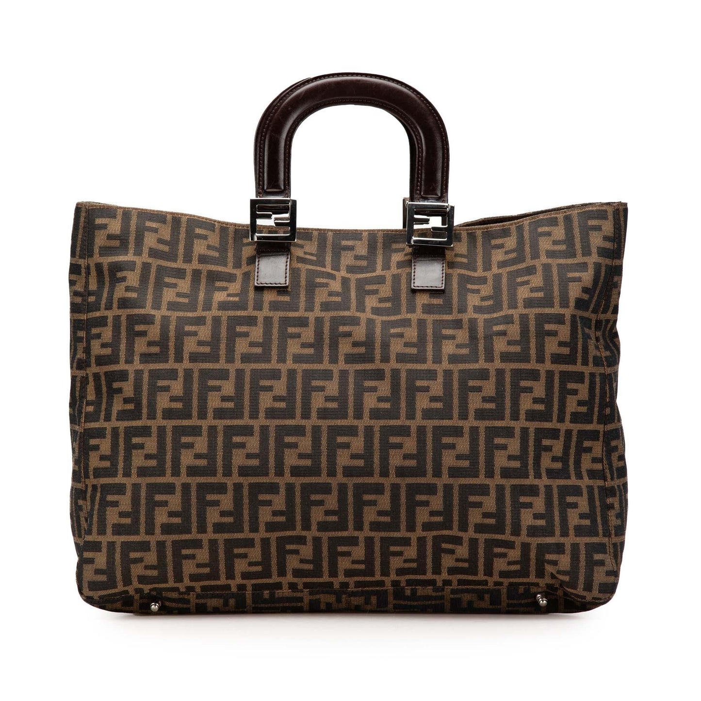 Fendi Tote Canvas Red Tote Bag Style 8