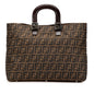 Fendi Tote Canvas Red Tote Bag Style 10