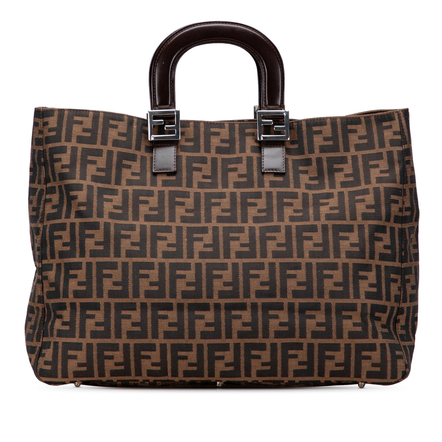 Fendi Tote Zucchino Red Tote Bag Style 71