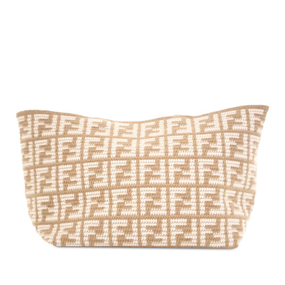 Fendi Large Zucca Cashmere Shopper Tote (SHG-BVm1Iv)