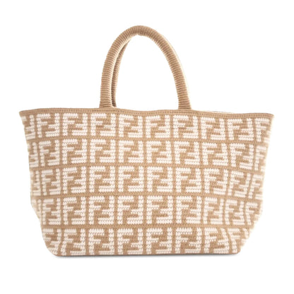 Fendi Large Zucca Cashmere Shopper Tote Shg-Q4X6Pa
