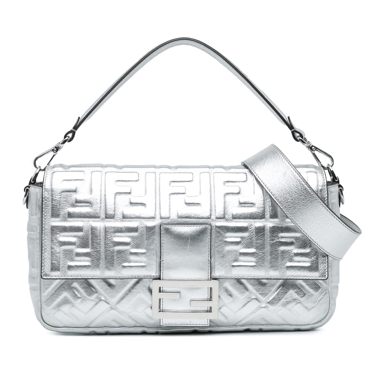 Fendi Baguette Zucca Red Shoulder Bag Style 12