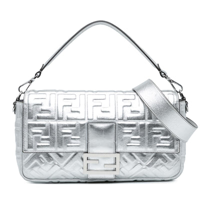 Fendi Baguette Zucca Red Shoulder Bag Style 12