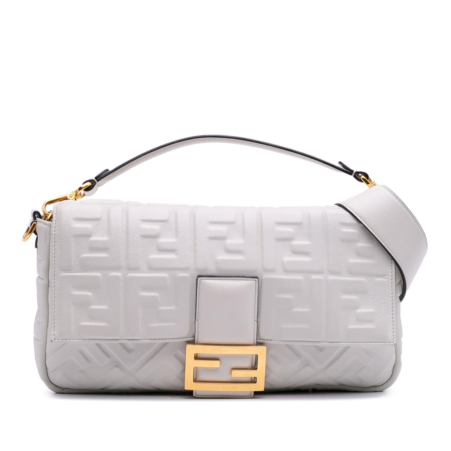 Fendi Baguette Leather Red Shoulder Bag Style 87