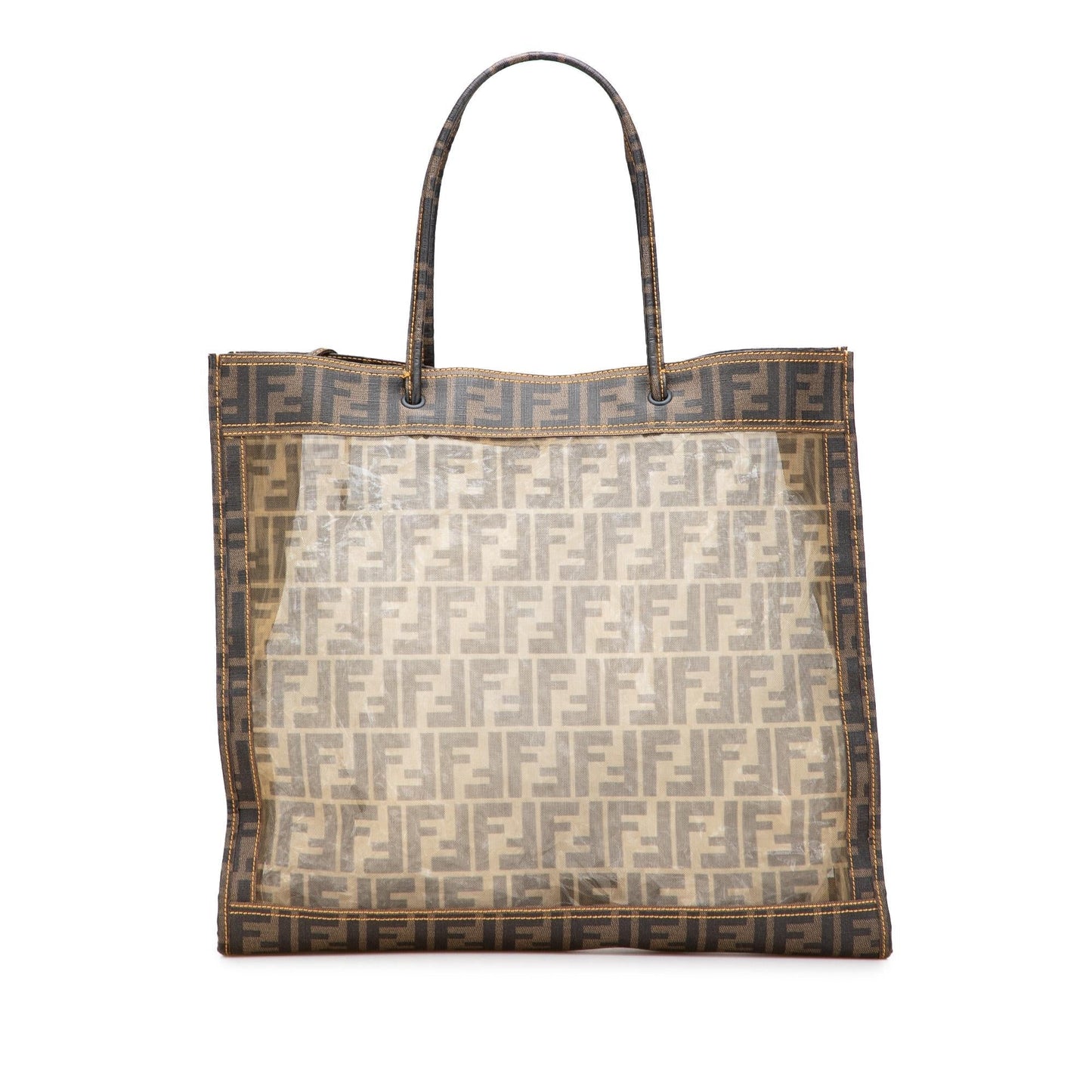 Fendi Tote Zucca Red Tote Bag