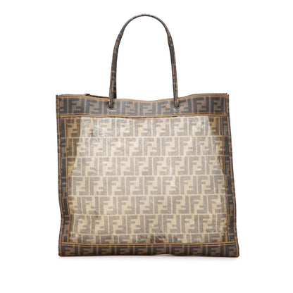 Fendi Tote Zucca Red Tote Bag