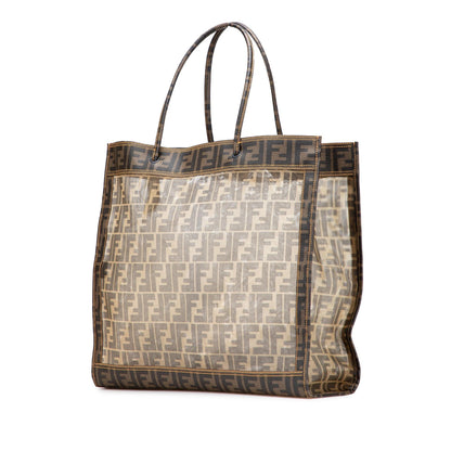 Fendi Tote Zucca Red Tote Bag