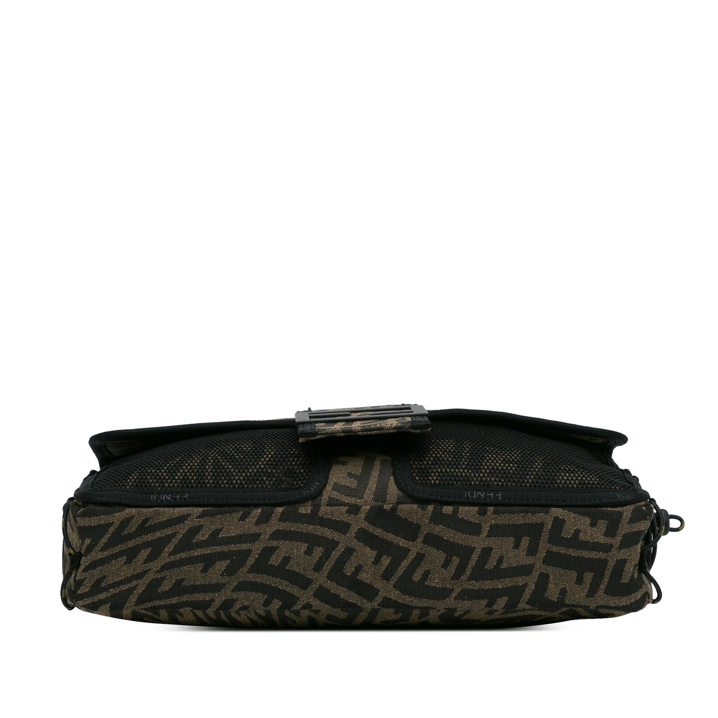 Fendi Large Zucca Vertigo Mesh Baguette Satchel (SHG-dmuY2A)