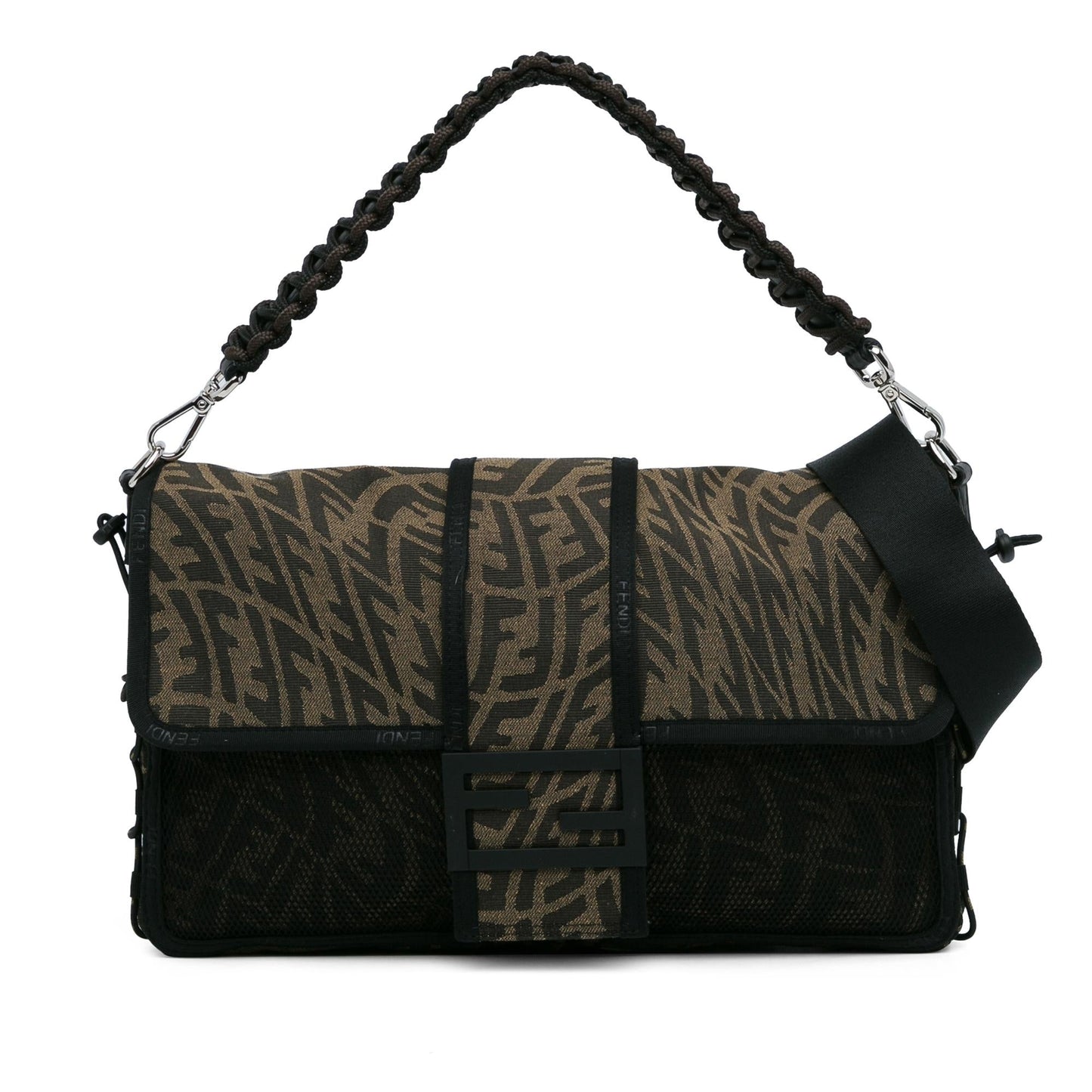 Fendi Baguette Zucca Red Shoulder Bag Style 17