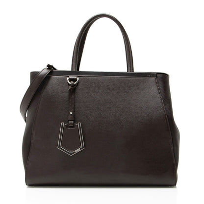 Fendi Leather 2Jours Medium Tote