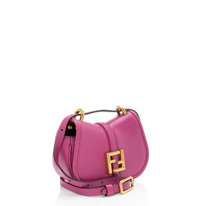 Fendi Leather Red Shoulder Bag Style 2