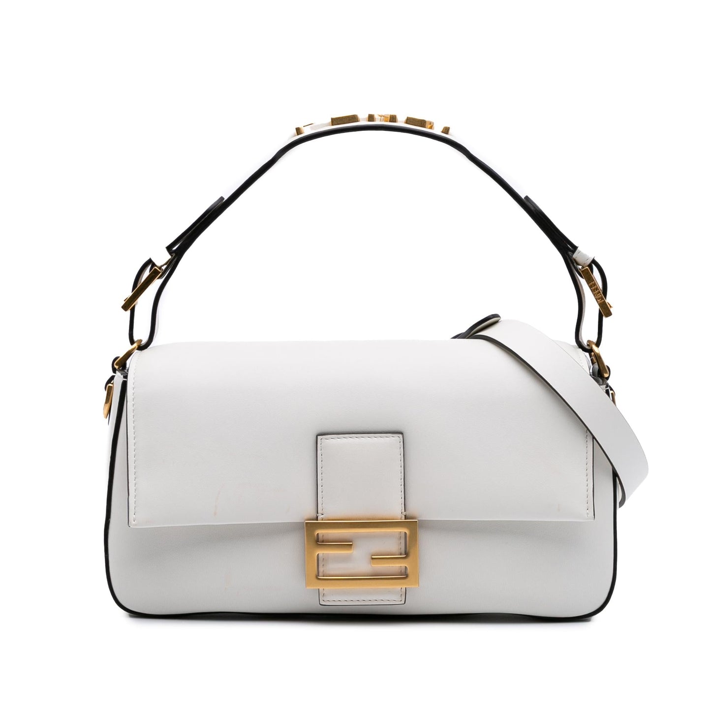 Fendi Baguette Leather Red Shoulder Bag Style 43