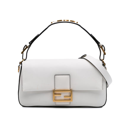 Fendi Baguette Leather Red Shoulder Bag Style 43
